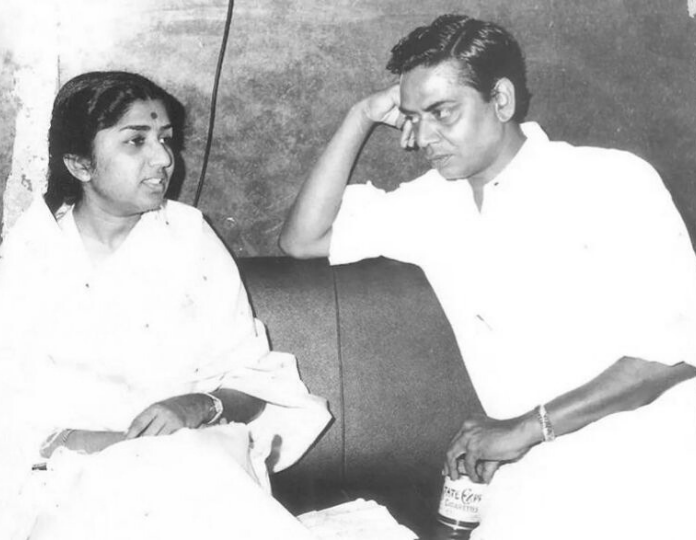 Shailendra with Lata