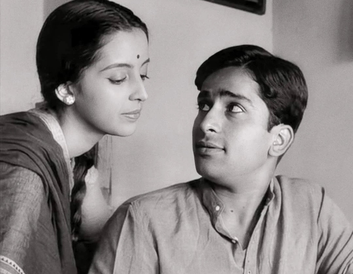 Shashi Kapoor with Leela Naidu