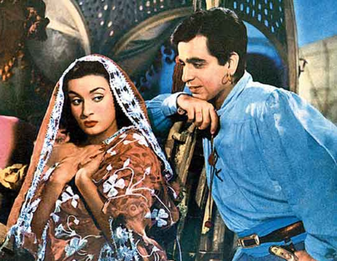 Nadira with Dilip Kumar in Aan