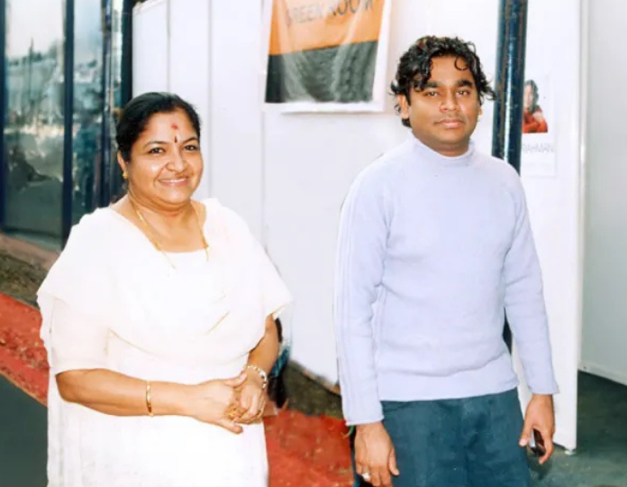 K. S. Chithra with AR Rahman