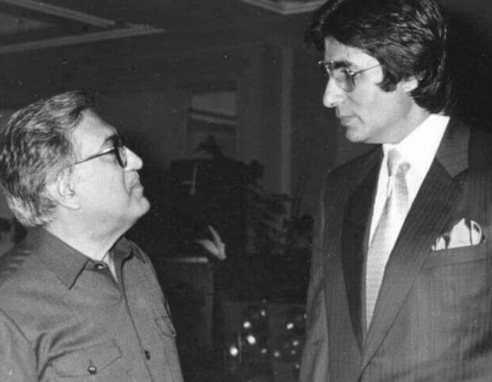 Ameen Sayani with Amitabh Bachchan