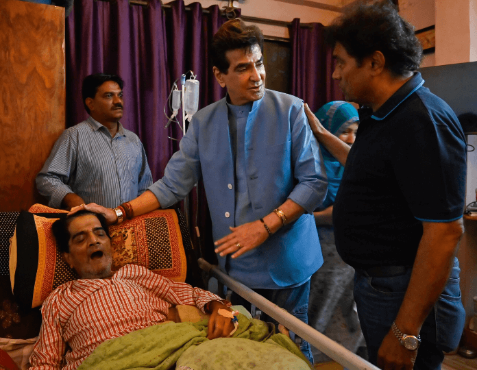 with Johny Lever and Jeetendra
