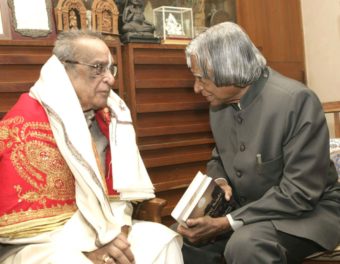 Bhimsen Joshi with APJ Abdul Kalam