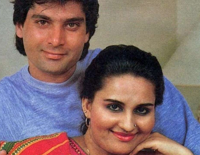 Reena Roy with mohsin Khan