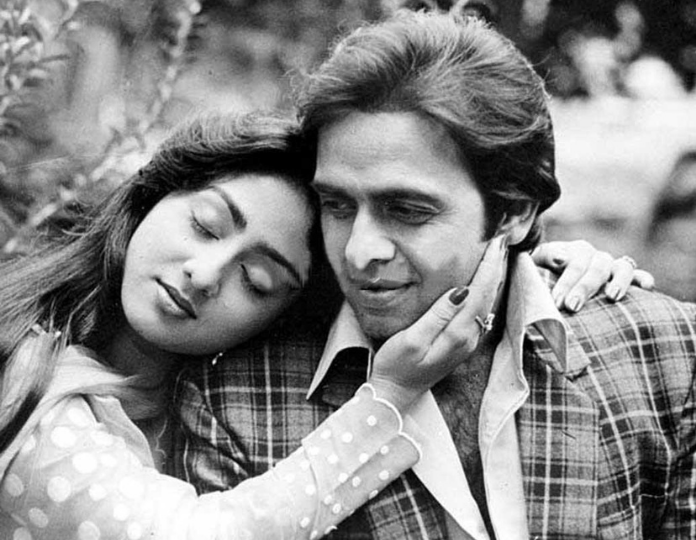Bindiya Goswami with Vinod Mehra