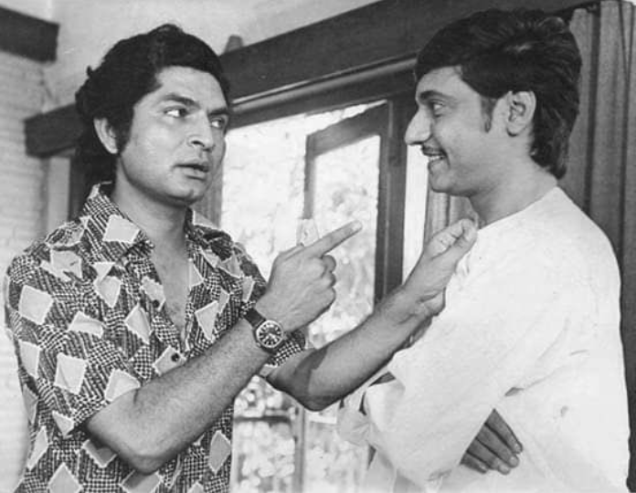 Asrani with Amol Palekar