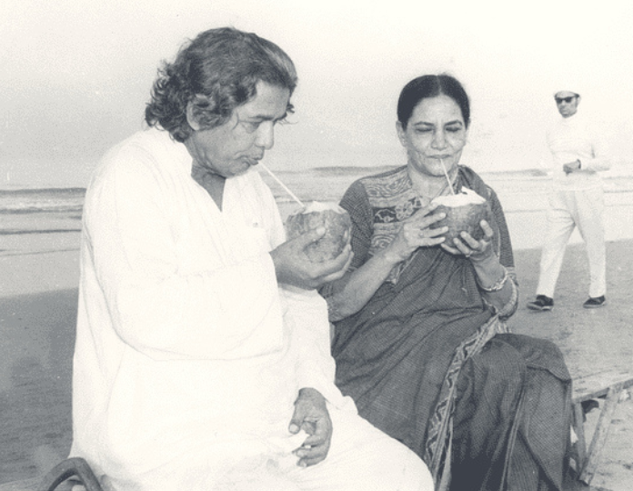 Kaifi Azmi with Shaukat Kaifi