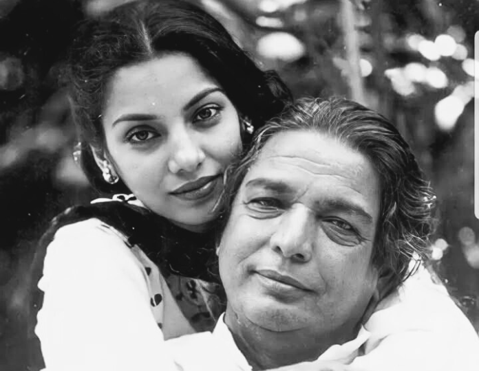Kaifi Azmi with Shabana Azmi