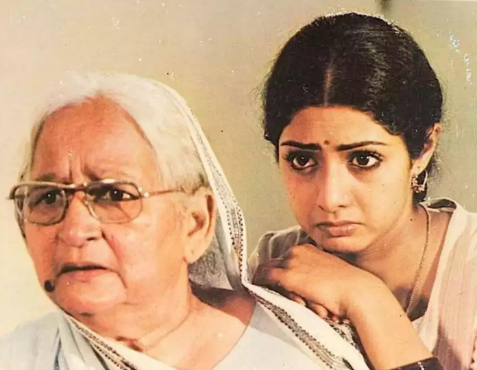 Leela Mishra with Sridevi in Sadma