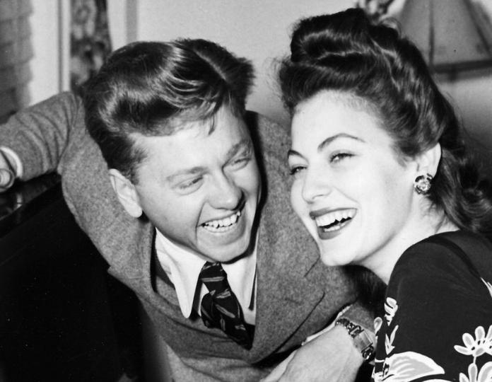 Ava Gardner with Mickey Rooney