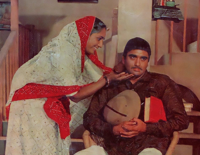 with Sunil Dutt in Padosan