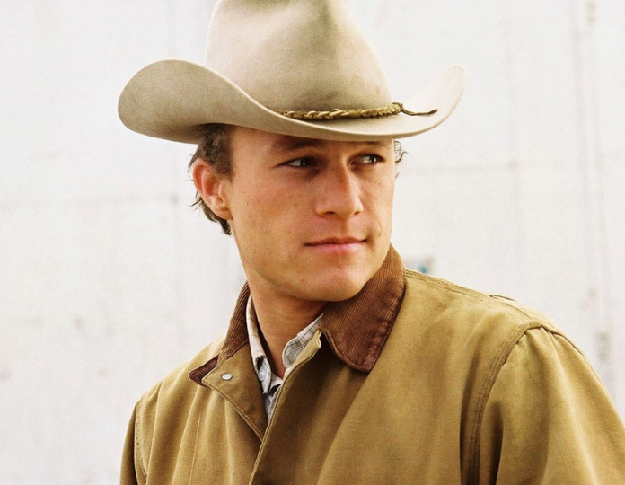 Heath Ledger as Ennis Del Mar in Ang Lee's Brokeback Mountain