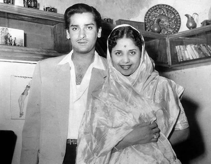 Geeta Bali with Shammi Kapoor