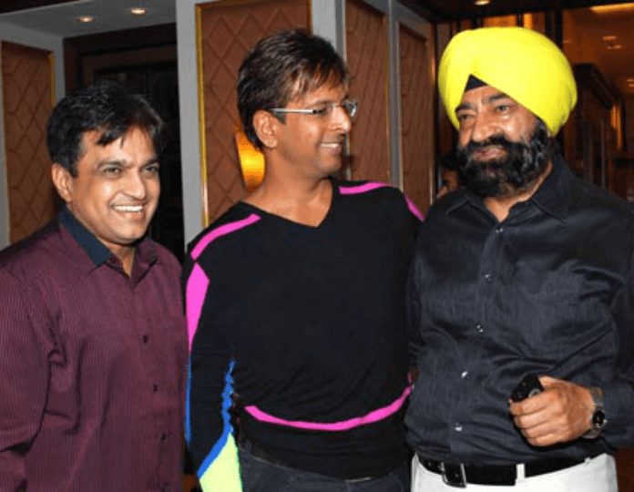 Vivek Shauq with Jaspal Bhatti and Javed Jafri