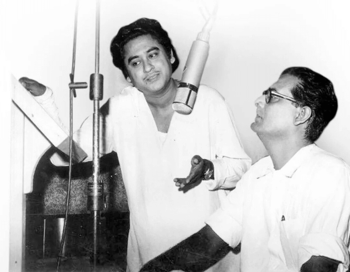 Hemant Kumar with Kishore Kumar