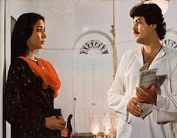 Raj Kiran with Shabana Azmi