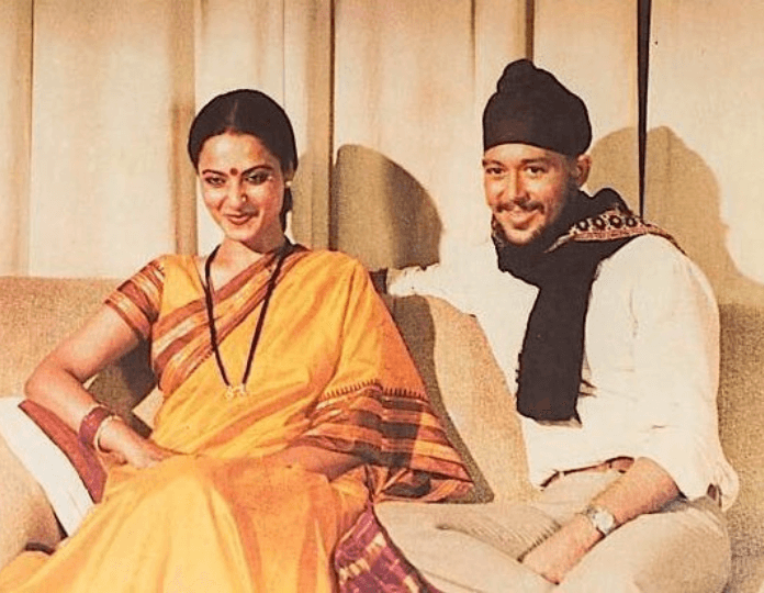 Kunal Kapoor with Rekha in Vijeta