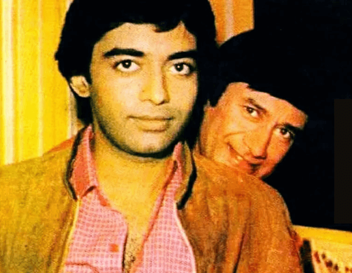 Suneil Anand with Dev Anand