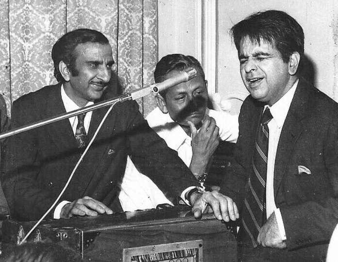 with Dilip Kumar