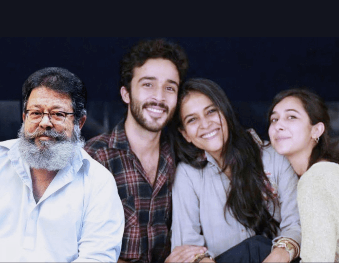 Kunal Kapoor with wife Sheena, son Zahaan, and Daughter Shaira
