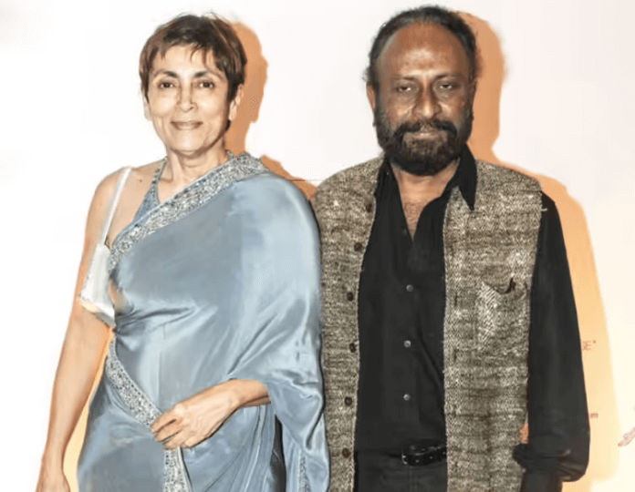 Ketan Mehta with wife Deepa Sahi