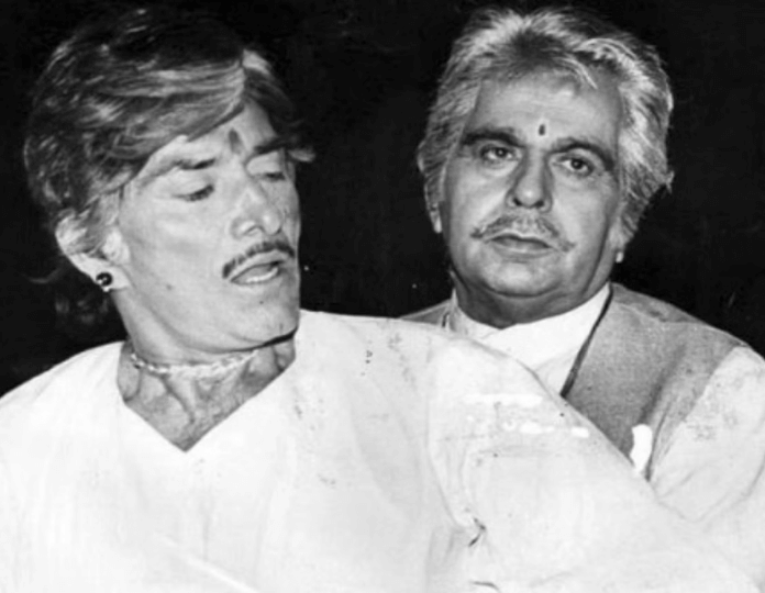 with Dilip Kumar