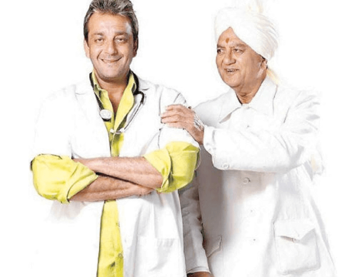 Sanjay Dutt with Father Sunil Dutt
