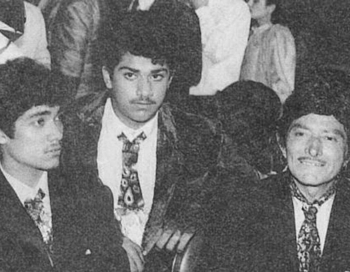 Raaj Kumar with sons, Puru and Panini