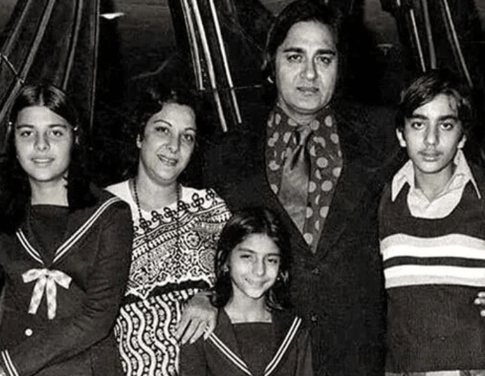 Sanjay Dutt with Family