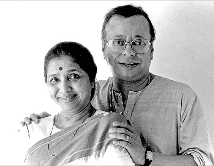 Asha Bhosle with RD Burman